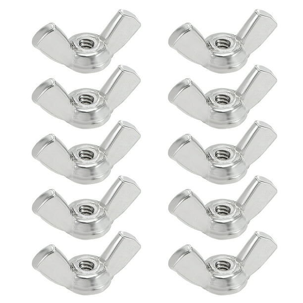 Nylon Wing Nuts 6-32 Wing Nuts Natural Nylon Finish Nylon Wing Nut 6-32 25 Butterfly Nut Wing Nut Butterfly Wing Nut Fasteners 